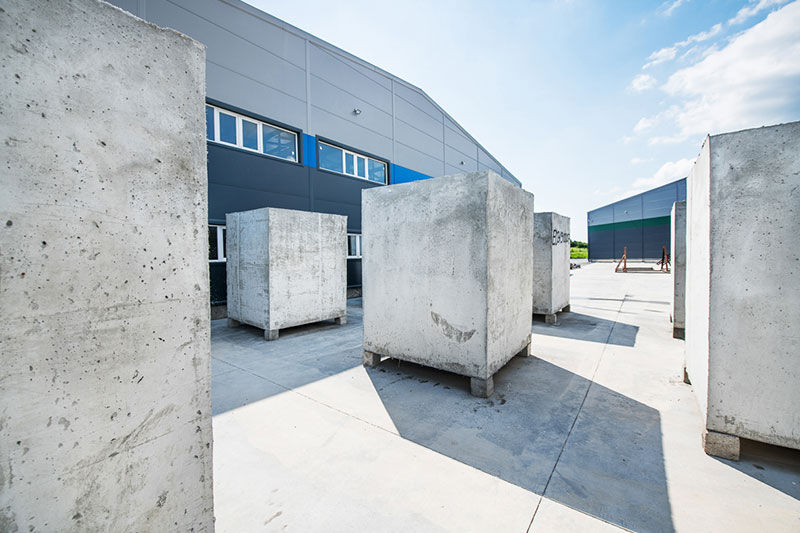 Underground concrete core